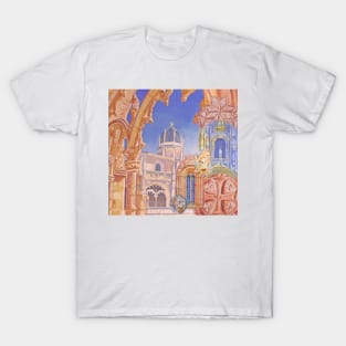 Composition of paintings. Mosteiro dos Jerónimos studies. T-Shirt